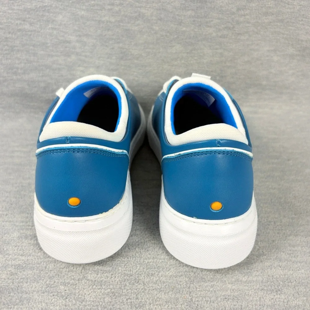 Samuel Hubbard Flight Cap Toe Sneakers Womens 6 M Teal Blue Leather Comfort